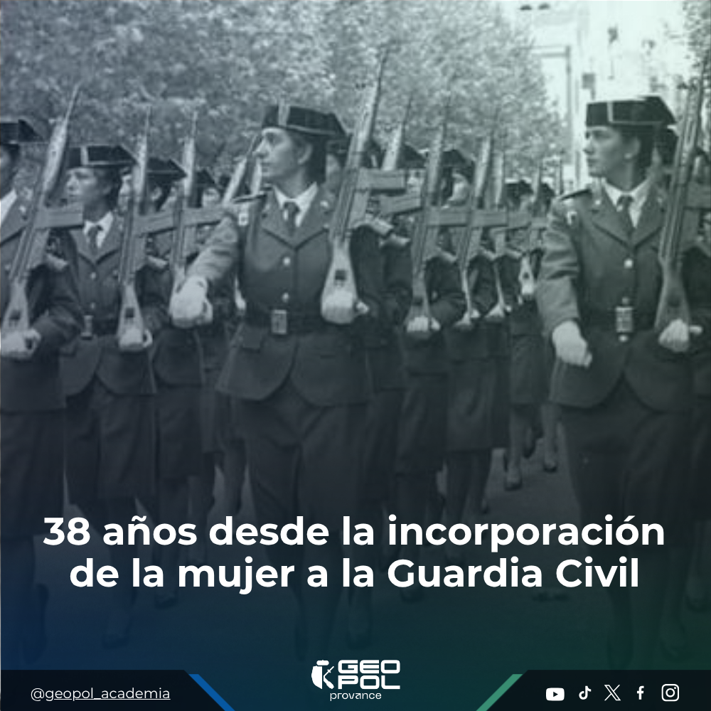 38 años desde la incorporación de la mujer a la Guardia Civil