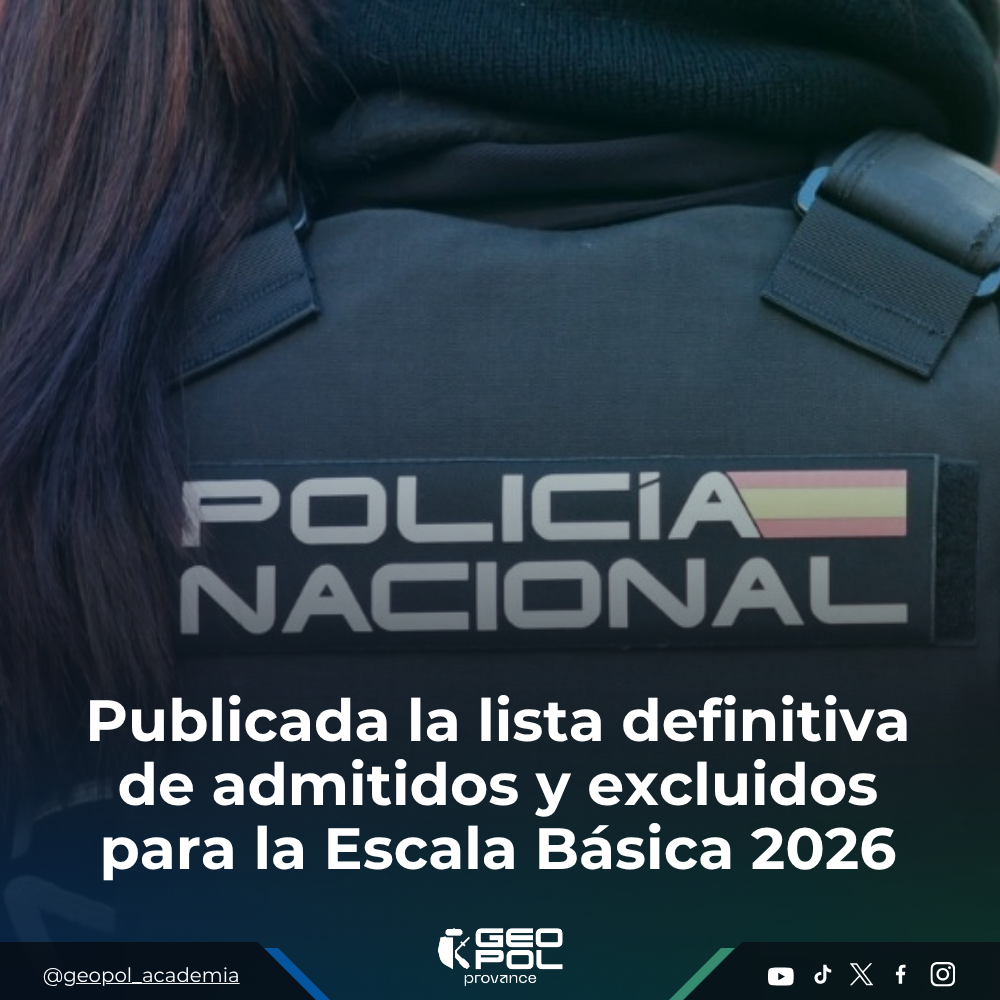 Publicada la lista definitiva de admitidos y excluidos para la Escala Básica 2026