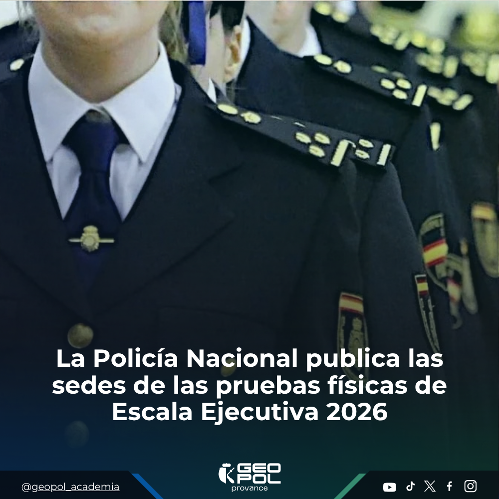 La Policía Nacional publica las sedes de las pruebas físicas de Escala Ejecutiva 2026